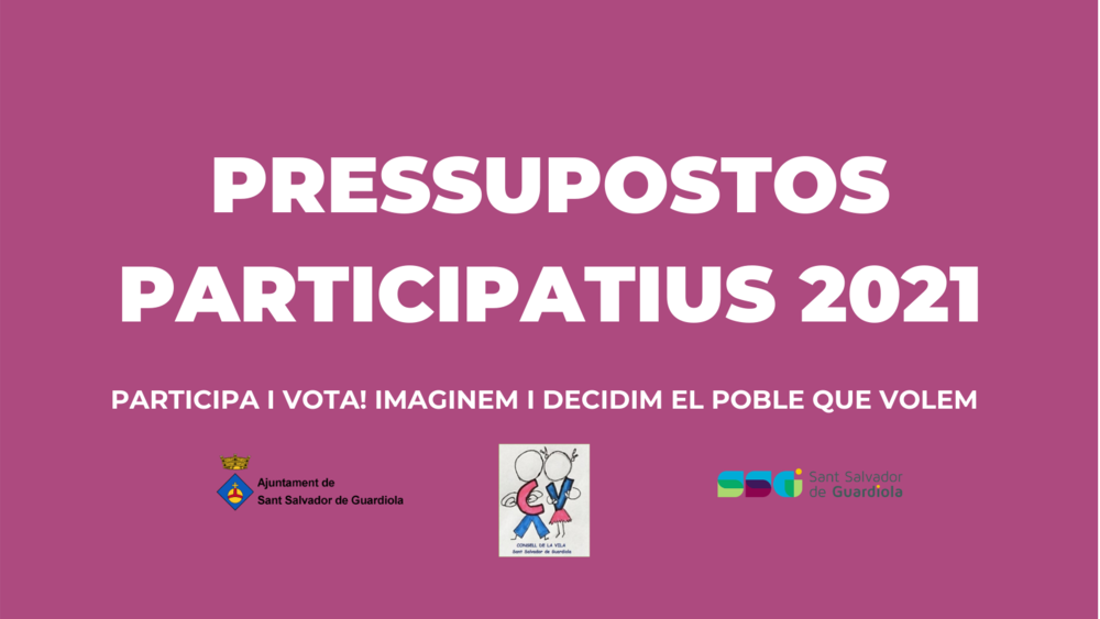 Imatge pels mitjans: Pressupostos Participatius 2021